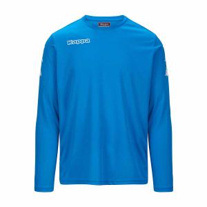 304ieh0-903-t-shirt-de-gardien-enfant-kappa-bleu-fluo