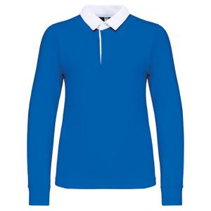 k214-lightroyalblue-white-polo-enfant-kariban-rugby-bleu-royal
