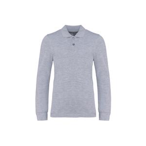 k269-oxfordgrey-polo-manches-longues-enfant-kariban-oxford-grey