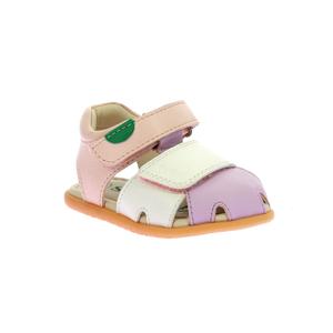 1216841-10-0-135-sandales-bebe-fille-kickers-sumkratch-rose-clair-violet-blanc