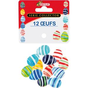 a1502726-billes-oeufs-kim-play-x12-multicolore-19x7-5x9-2-cm