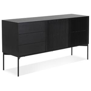 oa00760bl-commode-alterego-ordito-black-160x45x82-cm