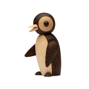 kb2484-lotspfig-2088-figurine-decoratif-spring-copenhagen-frost-penguin-marron-beige-tu