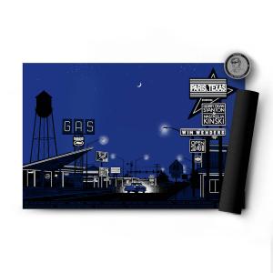 kb900plaksgparistex-poster-kubbick-paris-texasmagic-night-bleu-noir-blanc-59-7x88-8-cm