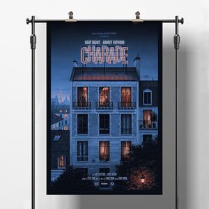 kb908plaksgcharadev-poster-kubbick-charade-v-bleu-noir-61x91-5-cm