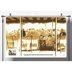 kb913plaksgparrain-poster-kubbick-le-parrain-limitee-serigraphie-marron-blanc-61x91-5-cm