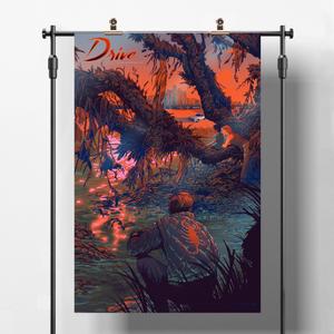 kb915plaksgdrivev-poster-kubbick-drive-v-noir-bleu-orange-61x91-5-cm