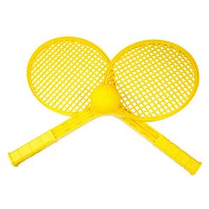 d31150-raquette-de-tennis-et-ballon-kuebler-sport-recreational-yellow-60x30x15-cm