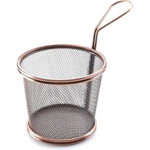 61063-panier-de-rangement-mini-puces-rond-lacor-gris-12x10-cm