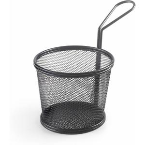 61153-panier-de-rangement-mini-puces-rond-lacor-gray-gray-12x10-cm
