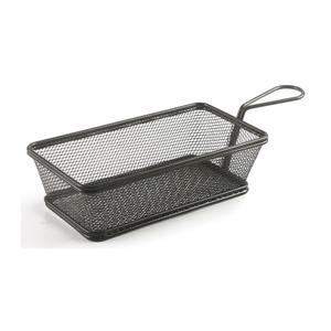 61155-panier-de-rangement-mini-puces-rectangulaire-lacor-gris-gris-21x11x6-cm