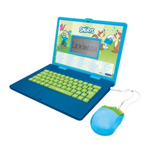 jc598sfi1-ordinateur-educatif-bilingue-avec-124-activites-lexibook-schtroumpfs-vert-bleu-tu