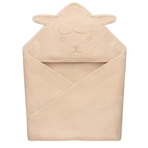 lo-muslin-hooded-towel-beige-sand-chanceliere-poussette-lionelo-muslin-hooded-towel-baige-sand-tu