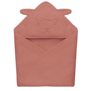 lo-muslin-hooded-towel-red-coral-chanceliere-poussette-lionelo-muslin-hooded-towel-red-coral-tu