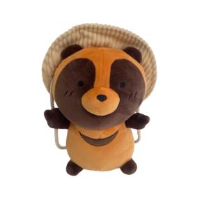 672aut057-peluche-lyo-tanuki-chapeau-kawaii-marron-30-cm