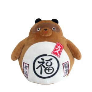 672aut058-peluche-lyo-tanuki-icon-fat-marron-blanc-40-cm
