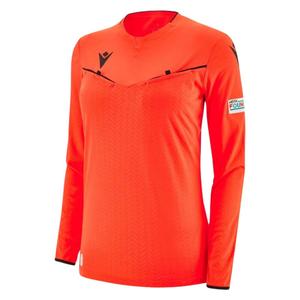 58575166-maillot-d-arbitre-manches-longues-fille-macron-uefa-2023-25-neon-rouge-noir
