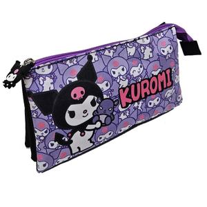 8436615538751-trousse-a-crayons-triple-pencil-enfant-manenti-hello-kitty-kuromi-violet-22x14x3-5-cm