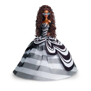 matthrm59-poupee-mattel-65th-anniversary-brunette-gris-blanc-tu