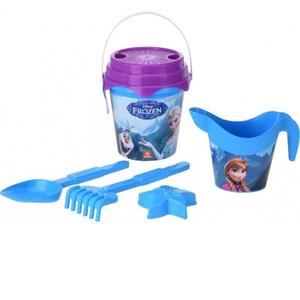 a1502355-seau-et-arrosoire-mondo-spa-garni-frozen-bleu-rose-17-cm
