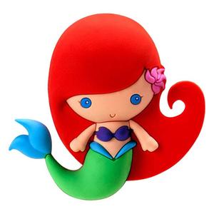 mngm86118-figurine-decoratif-aimant-3d-monogram-international-disney-la-petite-sirene-ariel-rouge-vert-beige-violet-tu