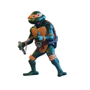 neca54355-figurine-de-collection-neca-tortues-ninja-cartoon-ultimate-michelangelo-vhs-vert-orange-18-cm