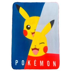 3760167658403-couverture-polaire-enfant-nintendo-pokemon-pikachu-bleu-100x140-cm