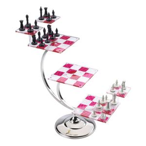 nob1525-jeux-d-echecs-tridimensionnel-noble-collection-star-trek-rose-argente-33-5x16-cm