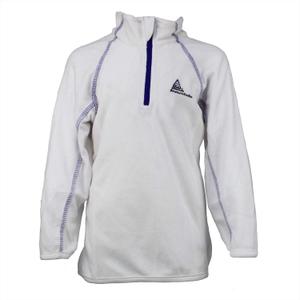 fafine-af-blanc-sweatshirt-micro-polaire-demi-zip-fille-peak-mountain-fafine-blanc