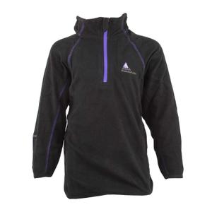 fafine-af-noir-sweatshirt-micro-polaire-demi-zip-fille-peak-mountain-fafine-noir