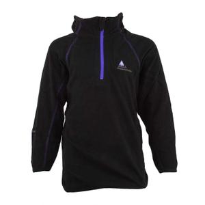 gafine-af-noir-sweatshirt-micro-polaire-demi-zip-fille-peak-mountain-gafine-noir