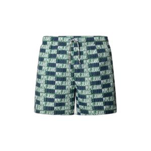 pbb10347-778-short-de-bain-enfant-pepe-jeans-logo-allover-moor-green