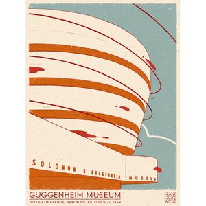 kb1198plakguggcor-poster-edition-limitee-serigraphie-plakat-guggenheim-museum-coral-tu