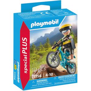 a2501391-jeux-de-construction-cycliste-vtt-plus-souche-spe-plus-playmobil-bleu-noir-jaune-9-3x12x3-8-cm
