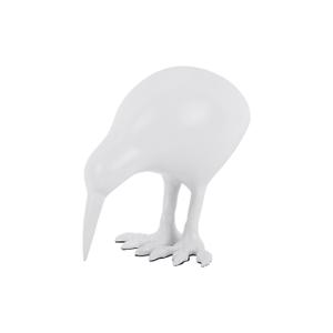 pt4019wh-statue-metalique-present-time-kiwi-bird-matt-white-9x15-5-cm