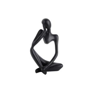 pt4020bk-statue-polyresine-present-time-imagine-black-10x23-5-cm
