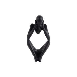 pt4021bk-statue-polyresine-present-time-dreaming-black-11x21-cm