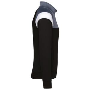 pa388-black-sportygrey-veste-de-survetement-1-4-zip-enfant-proact-black-sporty-grey