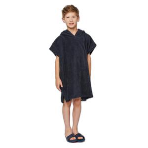 pa582-navy-poncho-a-capuche-eponge-enfant-proact-navy