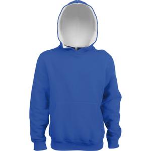 k453-lightroyalblue-white-sweatshirt-a-capuche-enfant-kariban-contrastee-bleu-royal