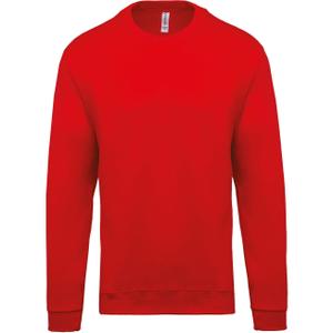 k475-red-sweathirt-enfant-kariban-col-rond-rouge