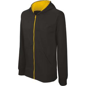 k486-black-yellow-sweathirt-enfant-zippe-a-capuche-kariban-noir-jaune