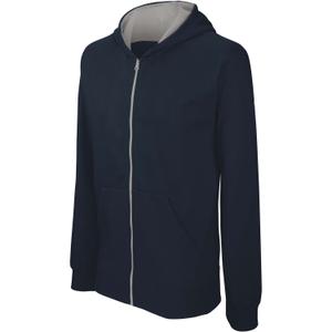 k486-navy-finegrey-sweathirt-enfant-zippe-a-capuche-kariban-bleu-marine-gris-clair
