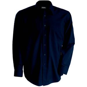 k521-navy-chemise-enfant-manches-longues-kariban-popeline-bleu-marine
