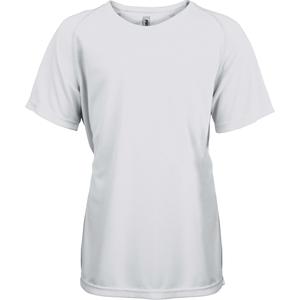 t-shirt-junior-manches-courtes-sport-proact-blanc-blanc