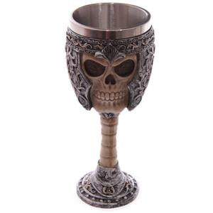 sk153-objet-decoratif-calice-crane-gothique-guerrier-puckator-marron-18x7-5-cm
