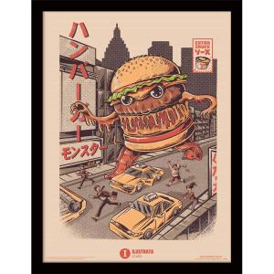 64ilu007-decoration-murale-pyramid-burgerzilla-marron-33x1-5x43-cm