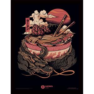 64ilu010-decoration-murale-pyramid-dragons-ramen-noir-rouge-33x1-5x43-cm