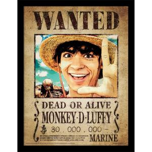 64one002-decoration-murale-pyramid-one-piece-luffy-wanted-marron-33x1-5x43-cm