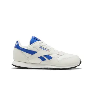 chaussures-junior-reebok-classcis-leather-blanc-bleu-fonce
